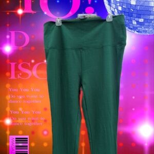 Iman 1x (Long) green wide shaping waistband